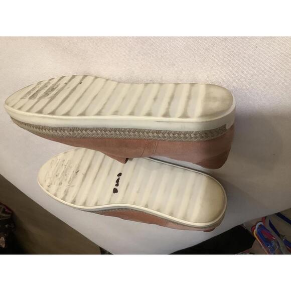 VINCE Suede Loafer Sneaker Dillon Terracotta 38 Casual Flats Comfort Slip On - Picture 6 of 6